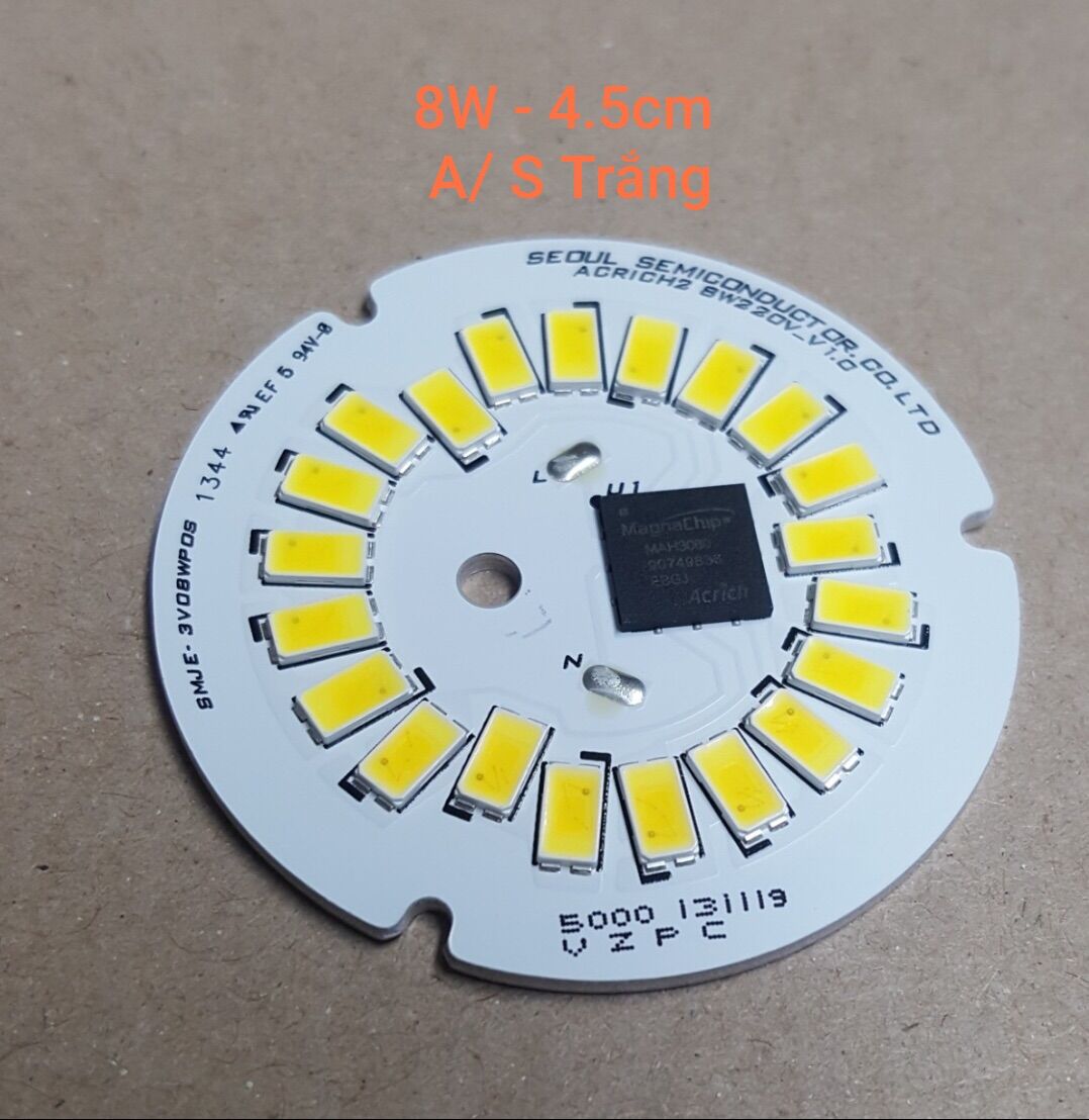 COMBO 10 VỈ MẠCH LED 8W- ĐIỆN 220V NHẬP KHẨU HÀN QUỐC
