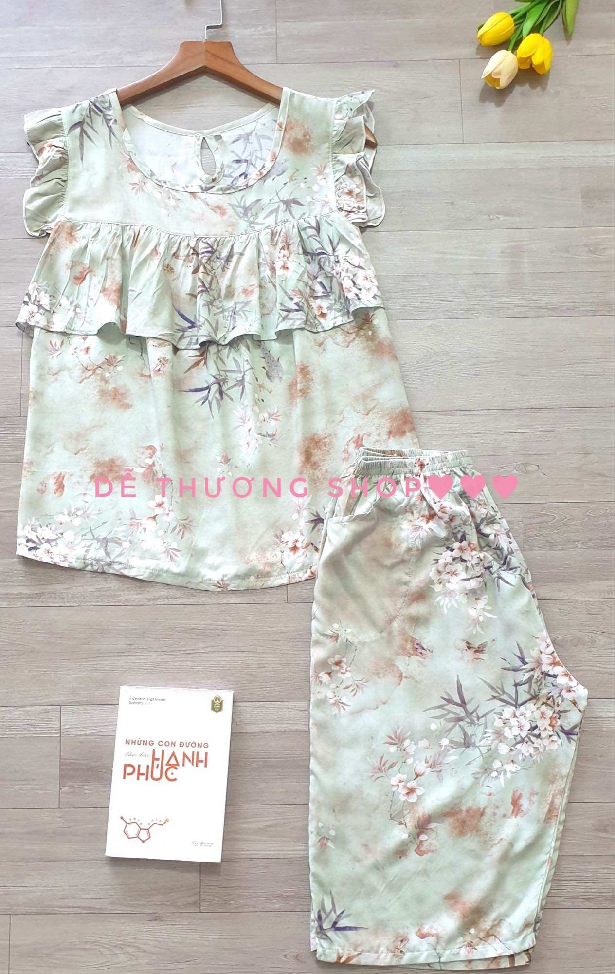 [HCM](53-60KG)BỘ LỬNG MẶC NHÀ TOLE LANH CÓ BÈO NGỰC