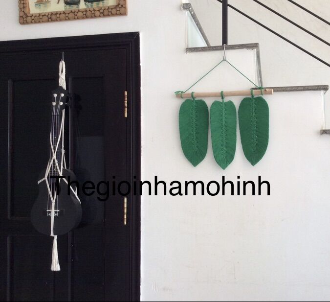 Mành macrame trang trí decor