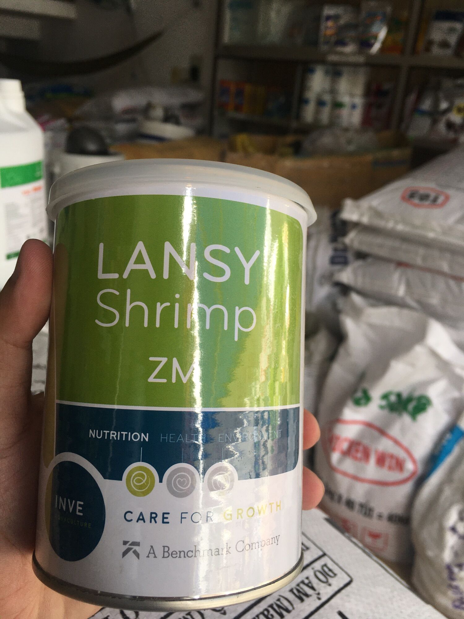 Lansy shirm zm thức ăn đạm cao cho ấu trùng tôm cua cá bột con