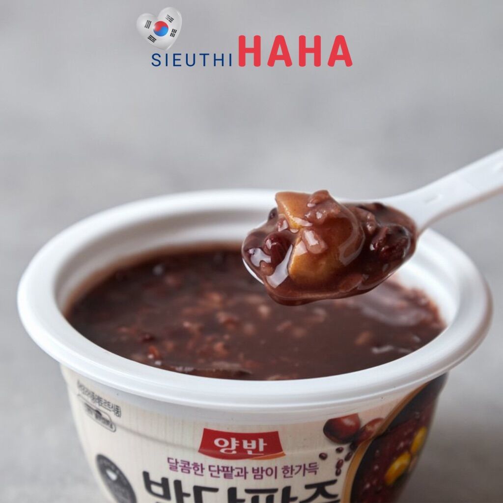 Cháo đậu đỏ hạt dẻ ăn liền hàn quốc Dongwon 양반 밤단팥죽 285g