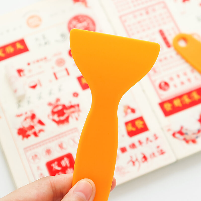 Giấy Dán Băng Keo Sổ Tay Dụng Cụ Nổi Tiếng Trên Mạng Chống Cong Viền Xẻng Nhỏ Màu Vàng Sổ Đựng Giấy Cách Ly Xẻng Nhỏ Bằng Nhựa