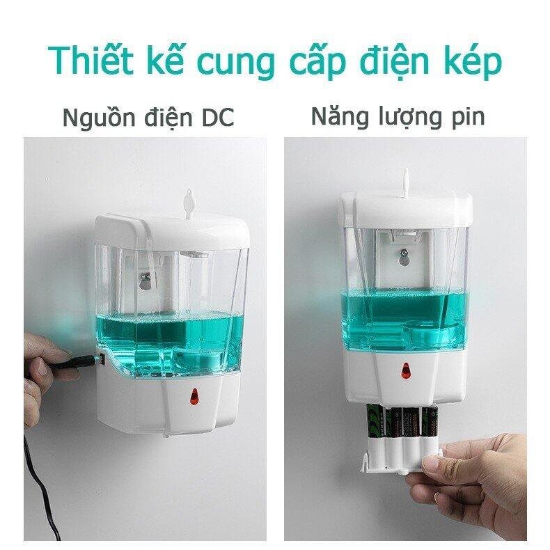 Bình Đựng Xà Phòng Rửa Tay Cảm Biến Tự Động 700ml