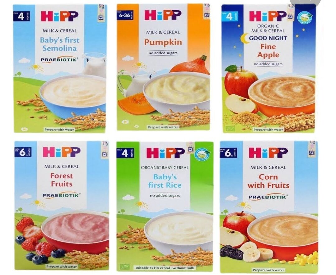 Bột ăn dặm hữu cơ Hipp