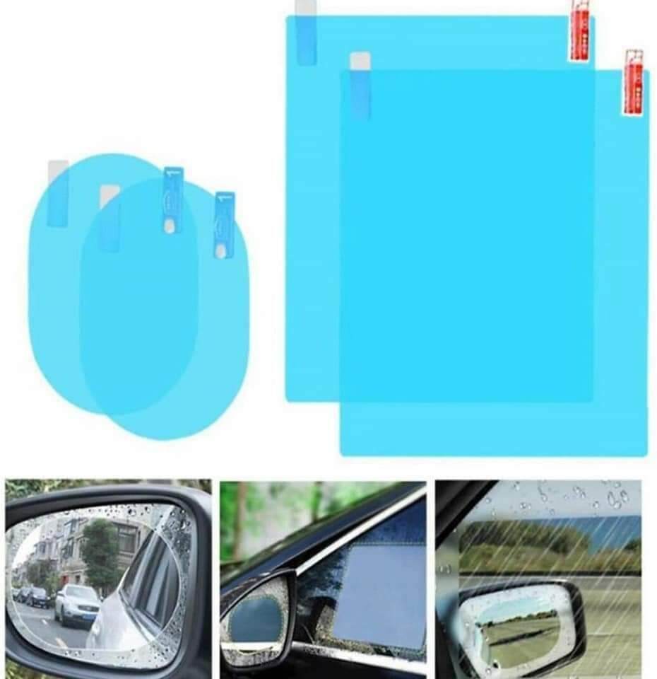 Combo 4 Miếng dán chống nước gương ô tô