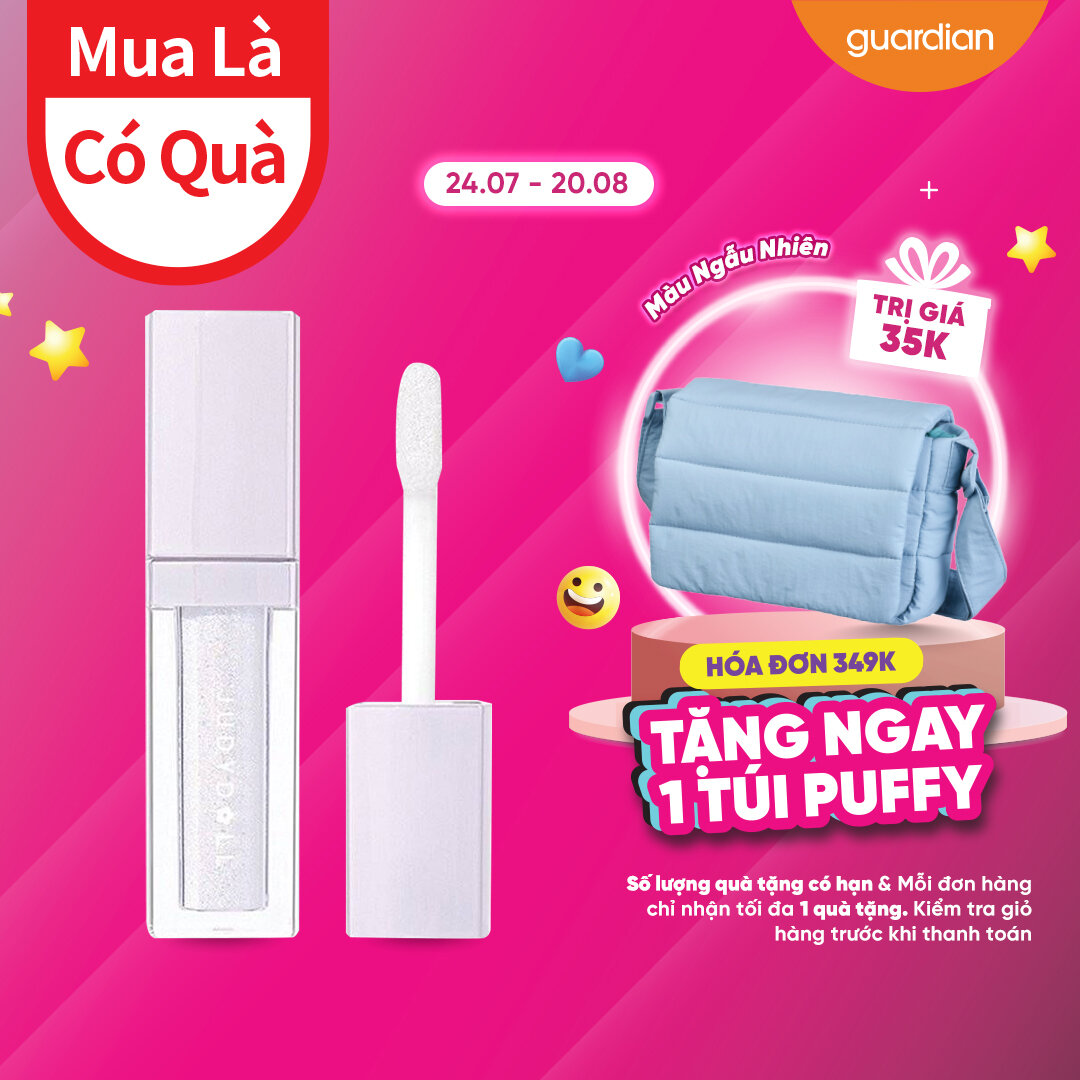Phấn mắt judydoll dạng lỏng ánh nhũ chống thấm nước cao cấp màu #11 tông bạch kim 1.8g