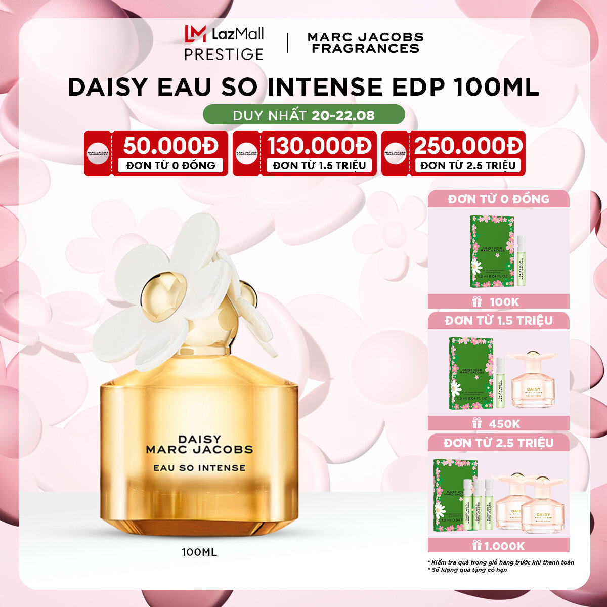 Nước hoa nữ marc jacobs daisy eau so intense edp 100ml