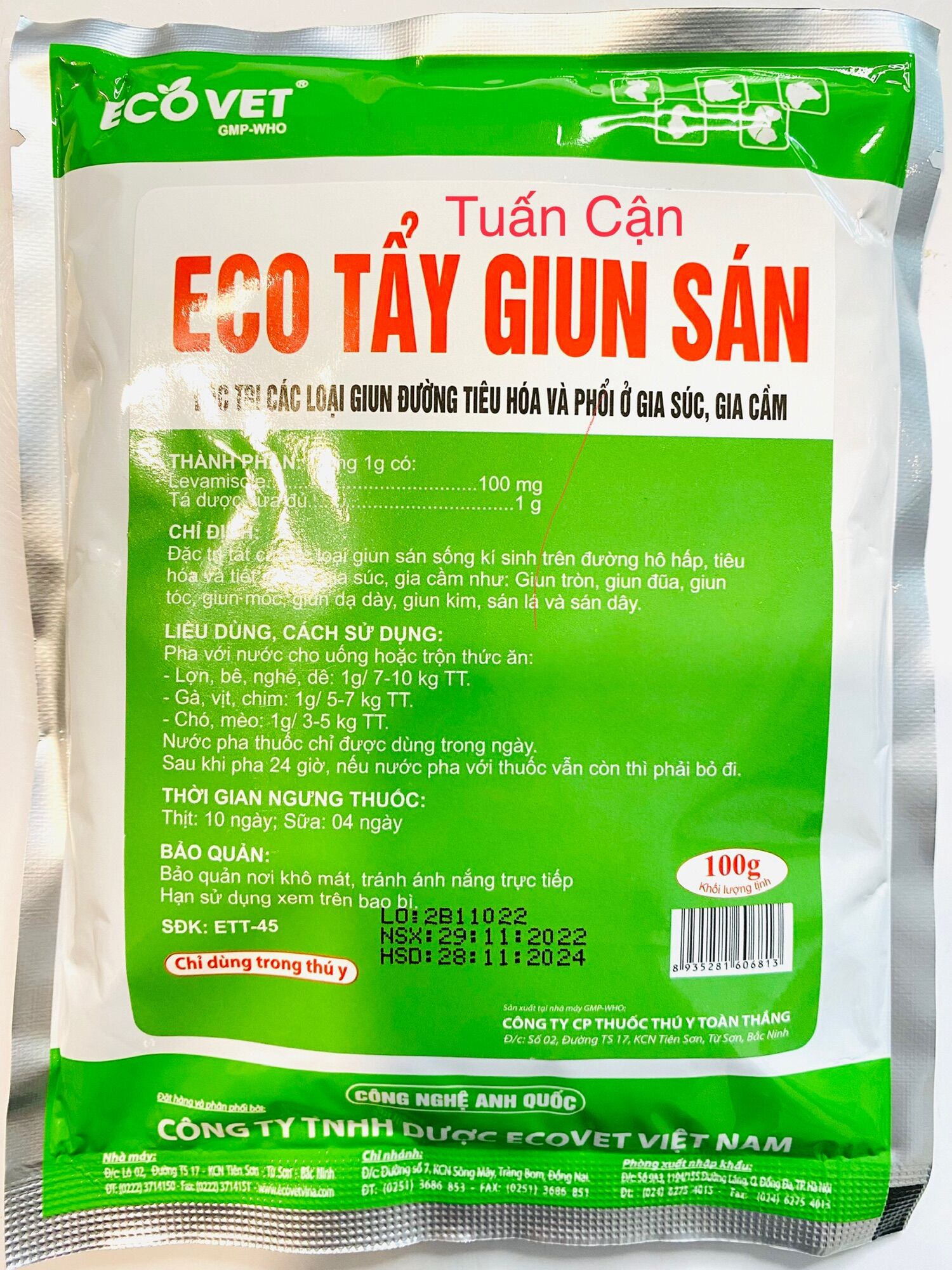 Eco Tay giuun sa.n Tay giiun tron, giun moc, giiun kim, giun đua, giiun dạ day, san la, san dây
