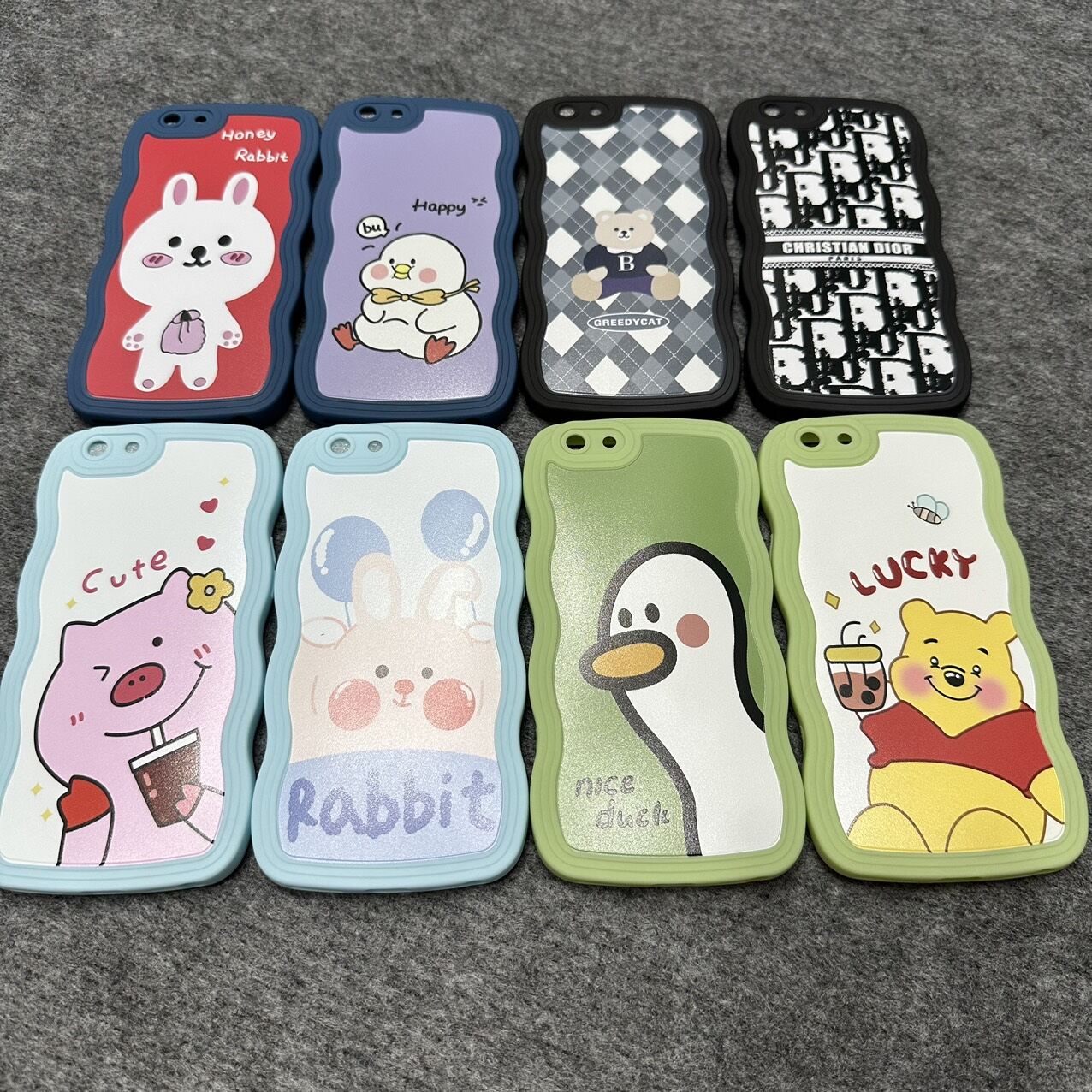 Case ốp lưng Oppo F1S / A59 dẻo nhiều hình siêu dễ thương viền lượn sóng bảo vệ camera