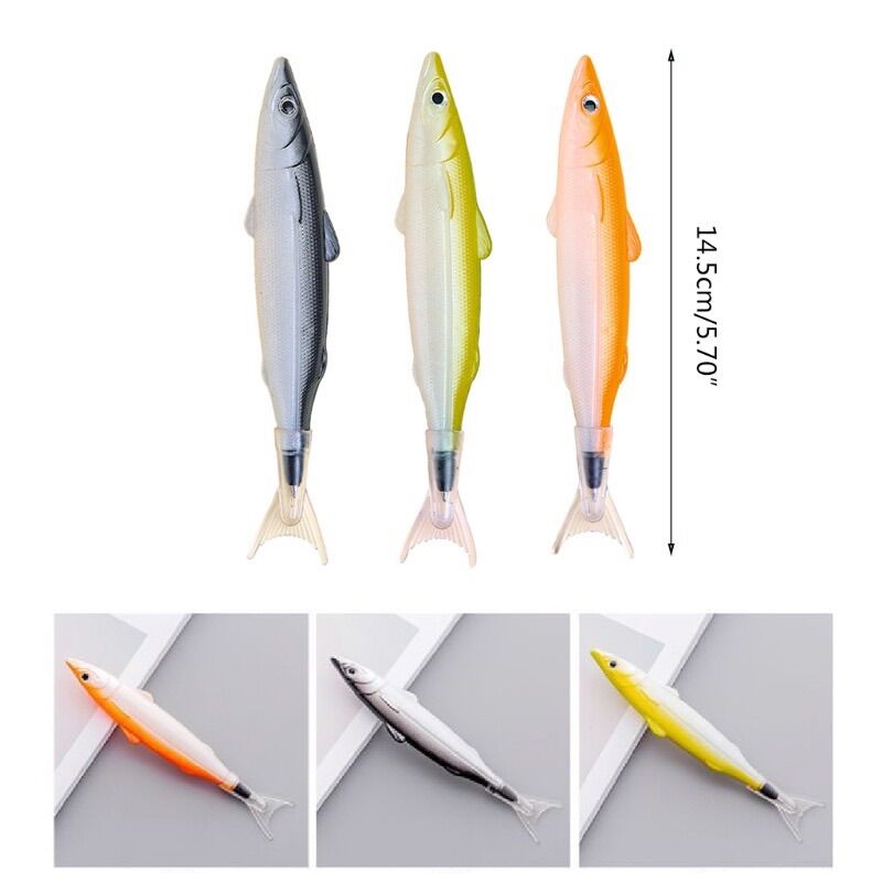Bút Bi Mực Đen Ngòi 0.5mm Hình Con Cá🐠