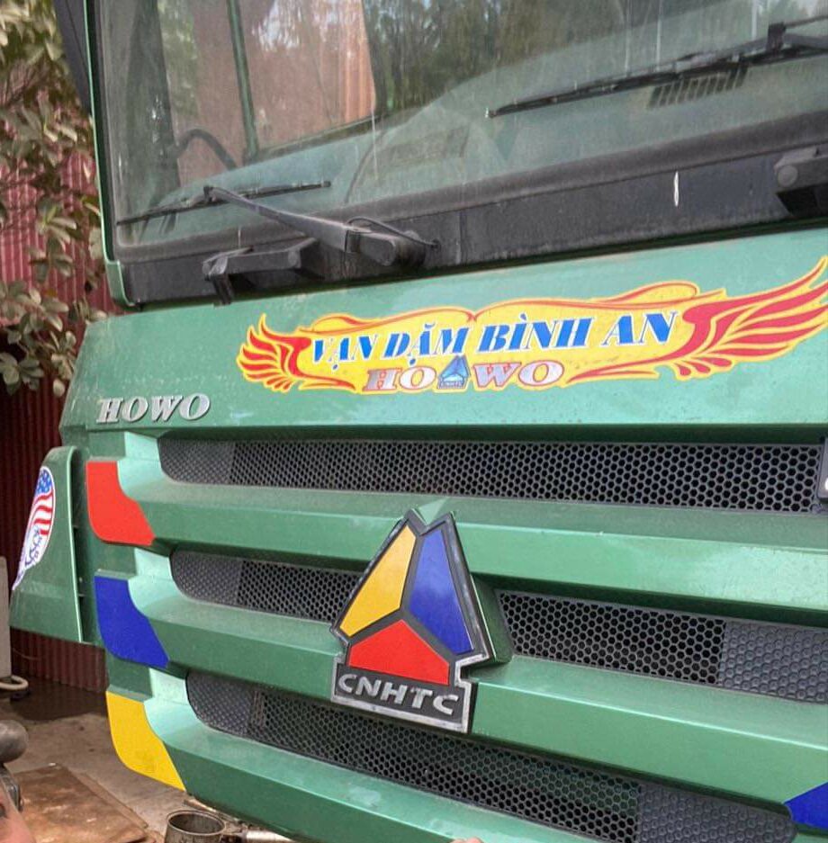 COMBO bộ Tem decal dán trang trí xe Howo 371, 380