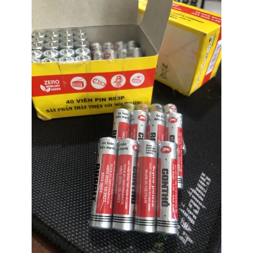 Pin tiểu con thỏ/4 viên;ĐẠI AA-TIỂU AAA