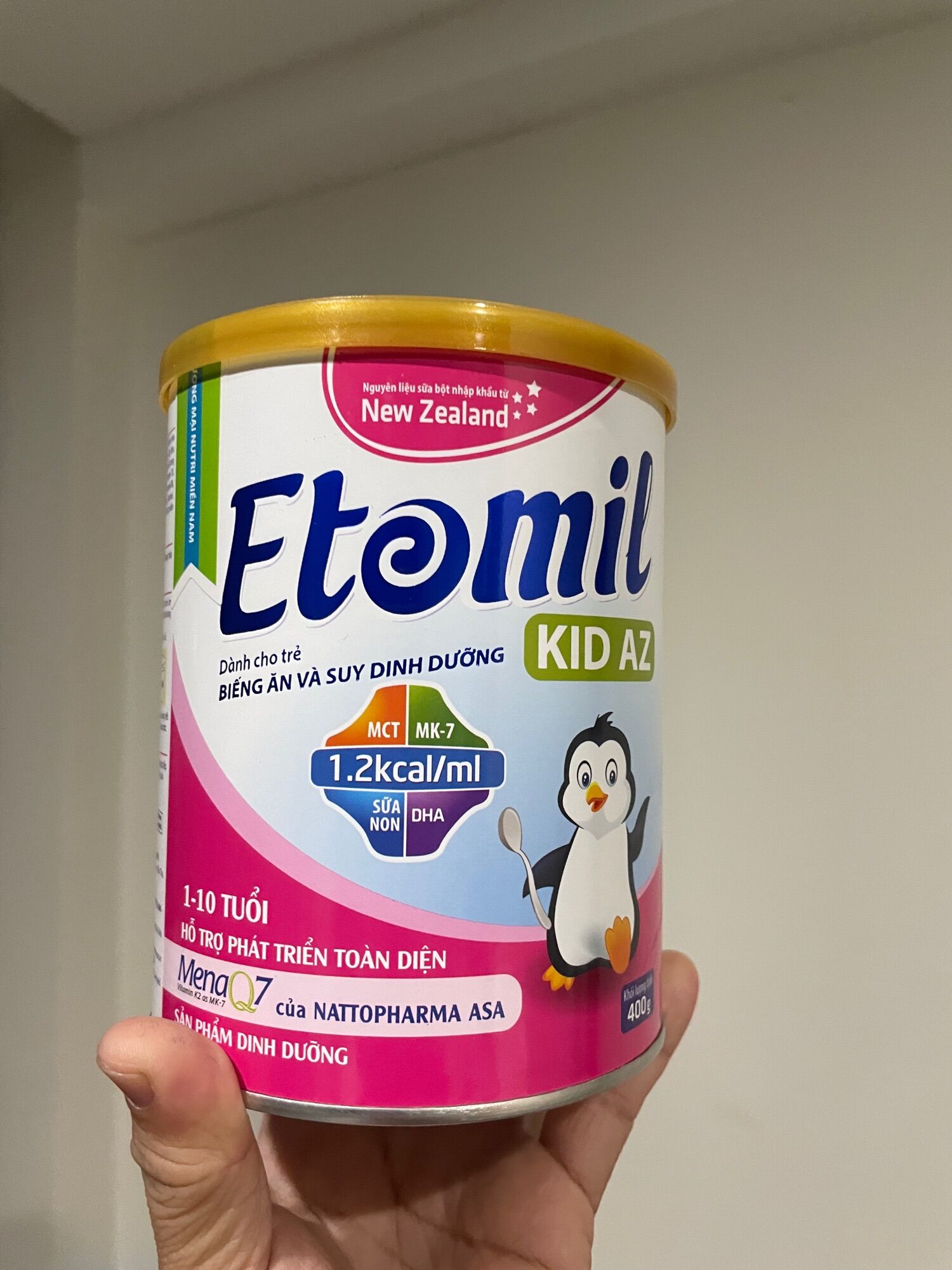 [MẪU MỚI] SỮA BỘT ETOMIL LON 400G CHO TRẺ 1 ĐẾN 10 TUỔI