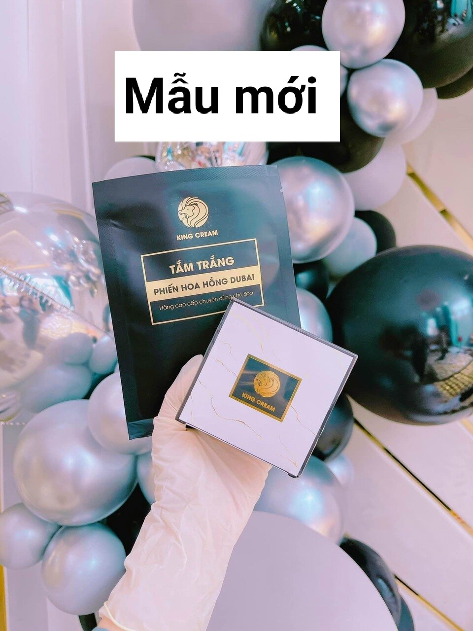 Kem body dát vàng King Cream tặng tắm trắng