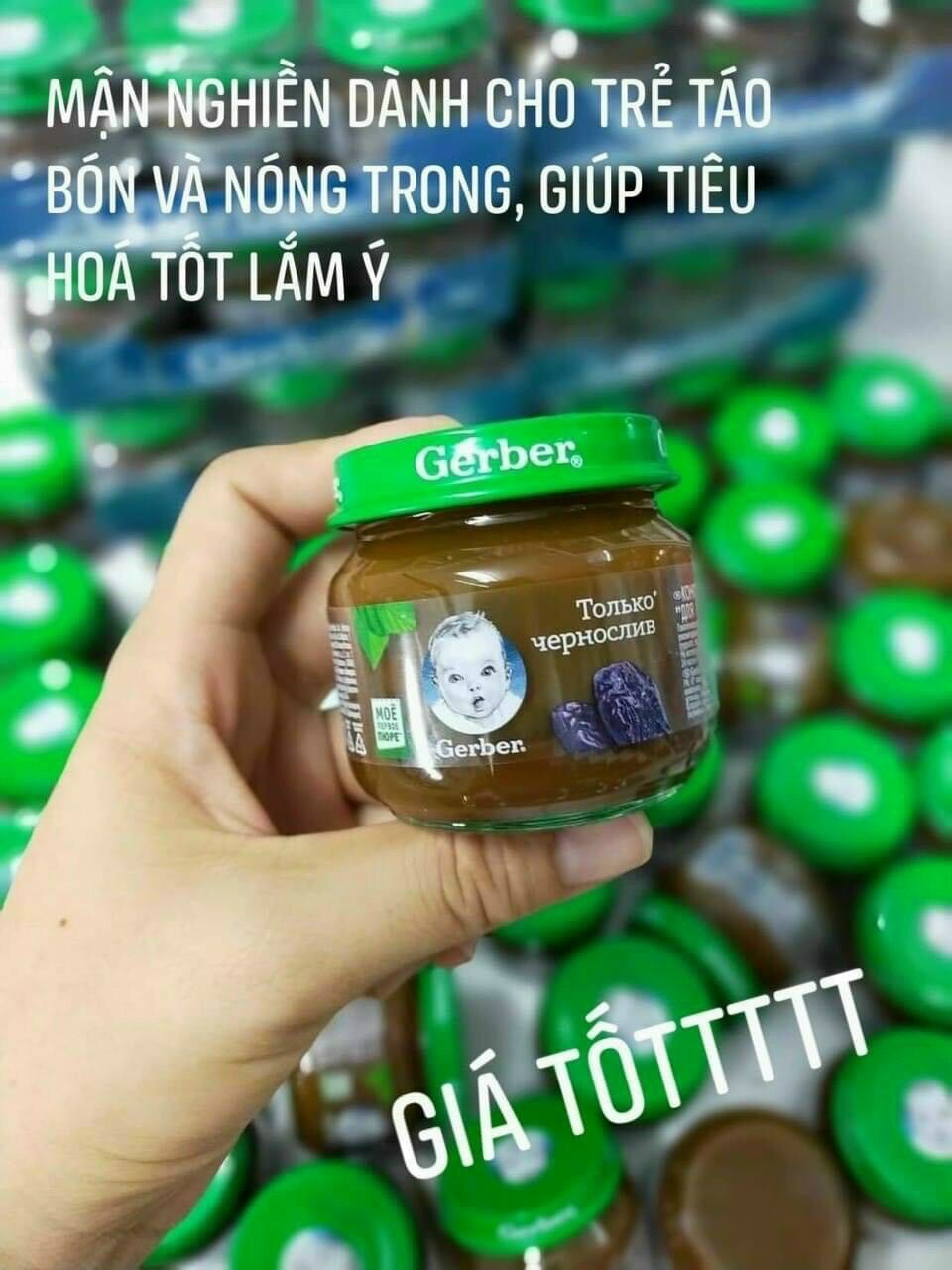 MẬN ĐEN NGHIỀN GERBER - Nga