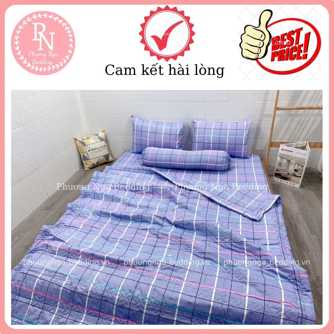 [HCM][Nệm cao]Ga lẻ 1m8 x 2m Cotton Thắng Lợi chuẩn logo (Không áo gối dùng cho nệm cao từ 16-25cm)