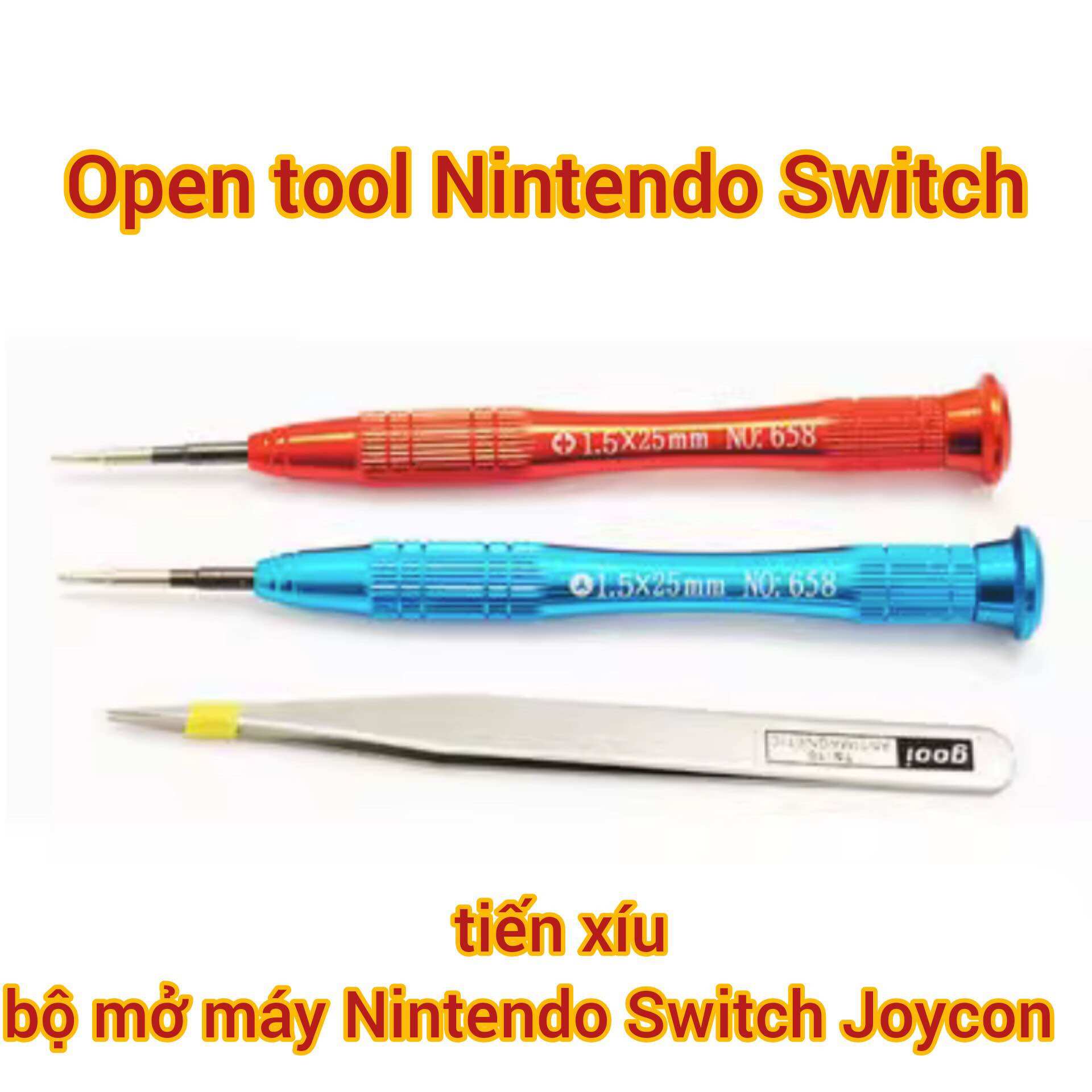Nintendo Switch sửa chữa, củ analog , mạch ZL ZR L SL SR , thanh trượt Joycon , tô vít mở nintendo switch joycon