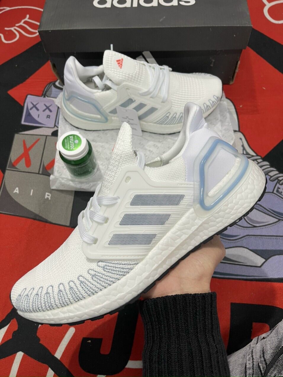 Giày Ultra Boost 6.0 nam nữ trắng - Ann Shoes