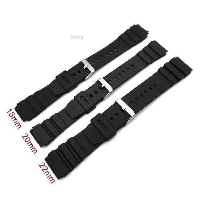 Dây đồng hồ cao su, dây đồng hồ nhựa size 18mm 20mm 22mm dụng cụ sửa chữa đồng hồ