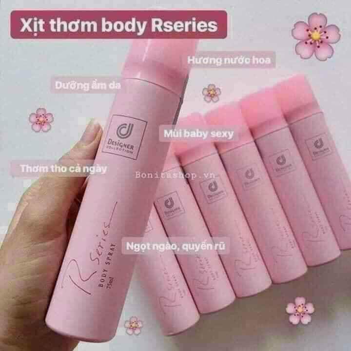 Xịt thơm body Rseries body spray 75ml