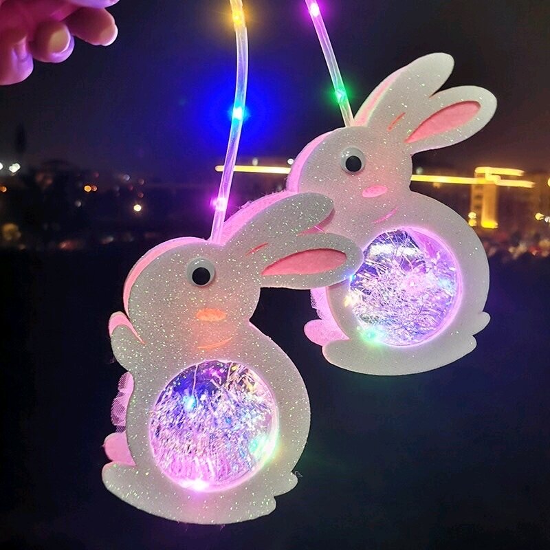 Đèn lồng trung thu hình thú phát sáng có đèn cho bé