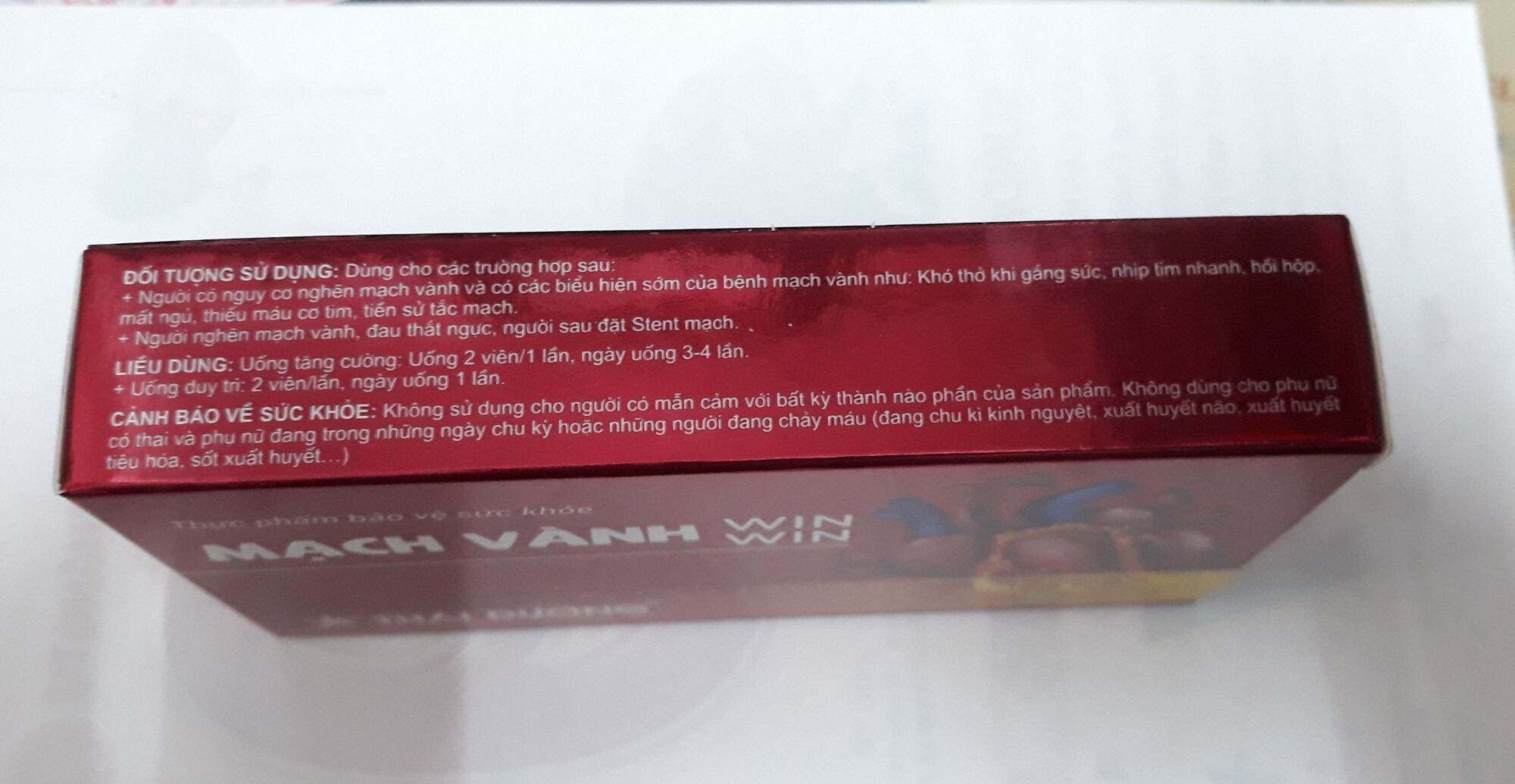 Mạch vành win win hộp 30 viên