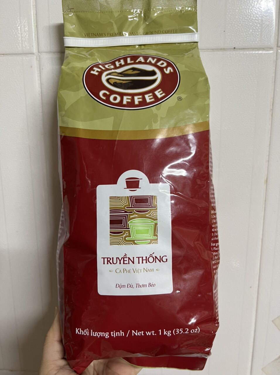 Cà Phê Bột Truyền Thống Highlands Coffee 200g /1kg