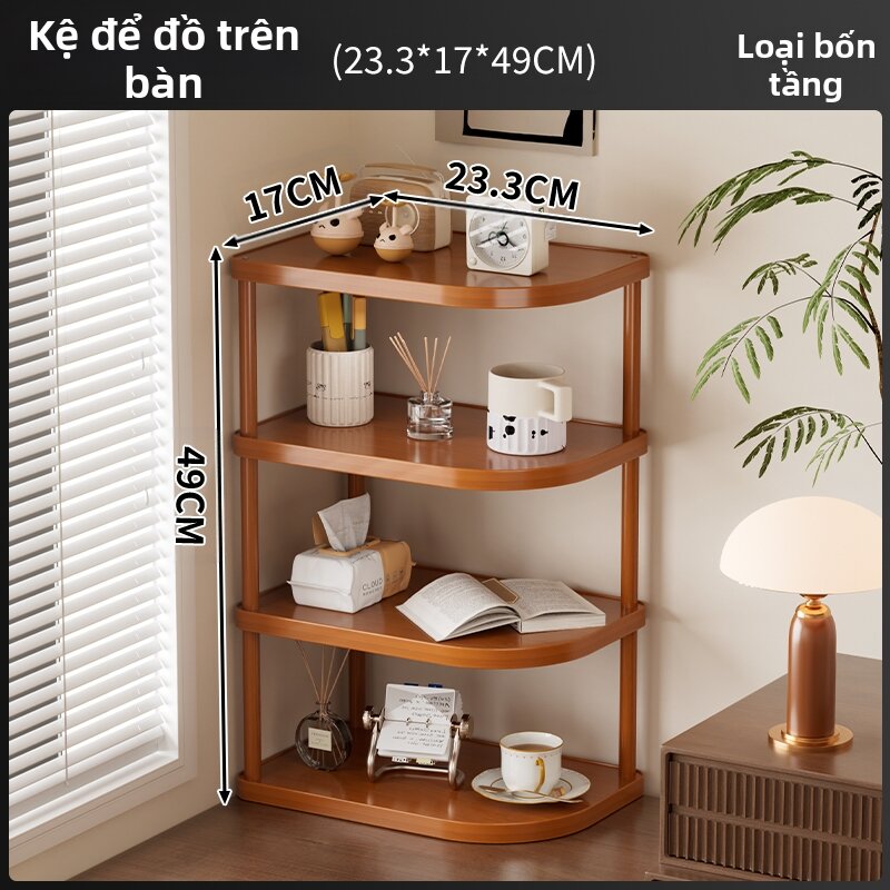 CHUJUN | Giá Đựng Sách Đa Năng Để Bàn Wooden