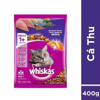 Thức ăn cho mèo Whiskas vị cá thu túi 400g
