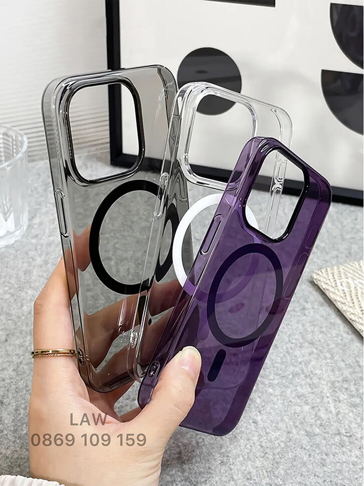 Ốp lưng iPhone 12/ 13/ 14 Plus/ 15 Pro Max Mỏng chống ố