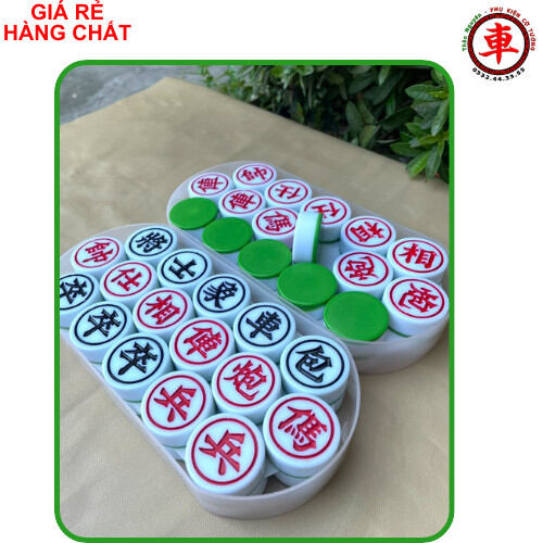Cờ tướng đế xanh size 3.3cm×1.4cm