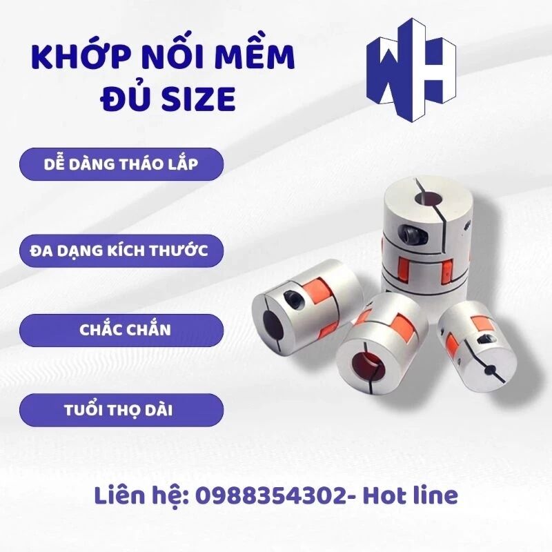 Khớp nối mềm đủ size D30-L35