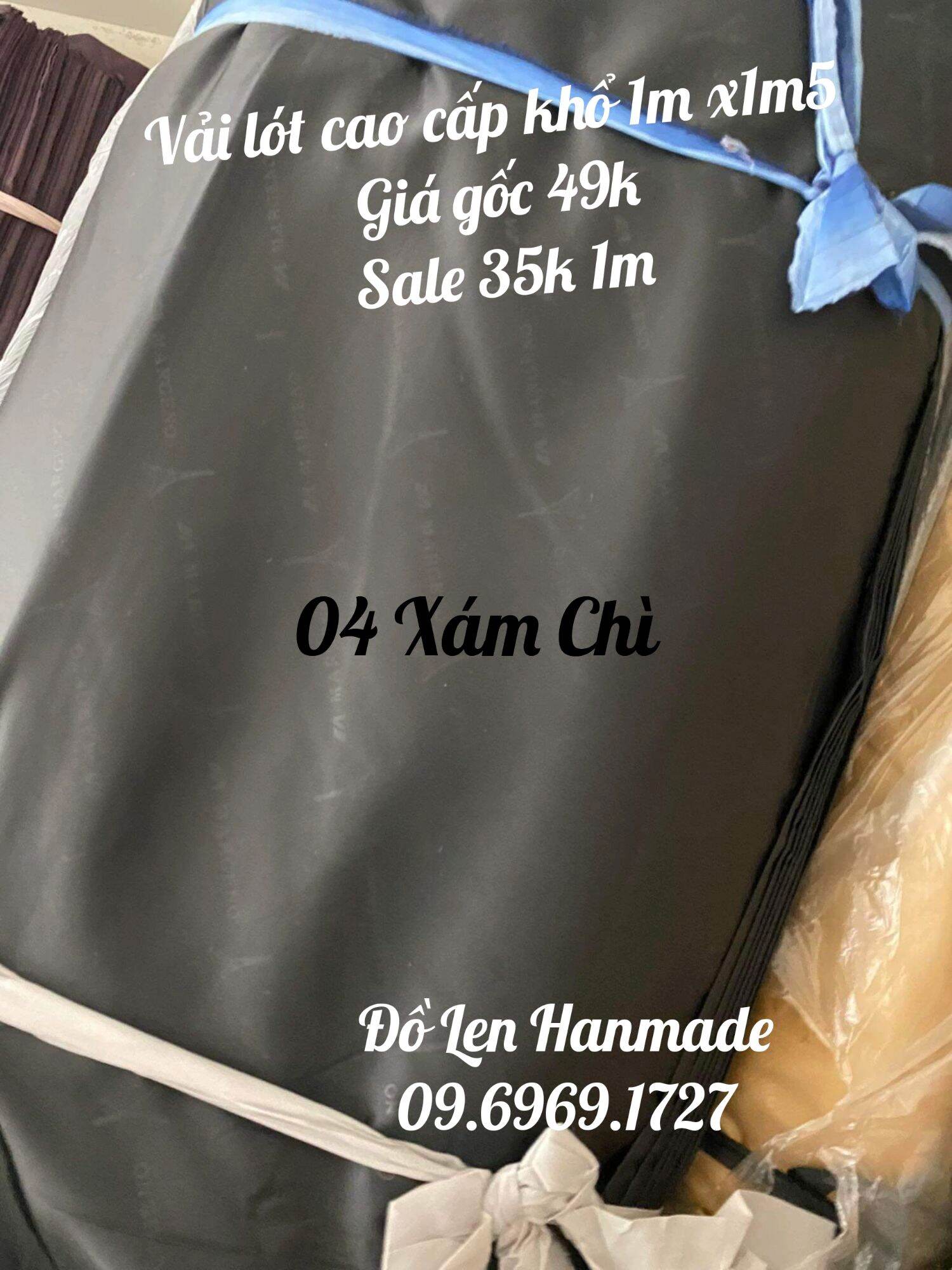 Vải Lót Túi Cao Cấp Khổ 1mx1m5