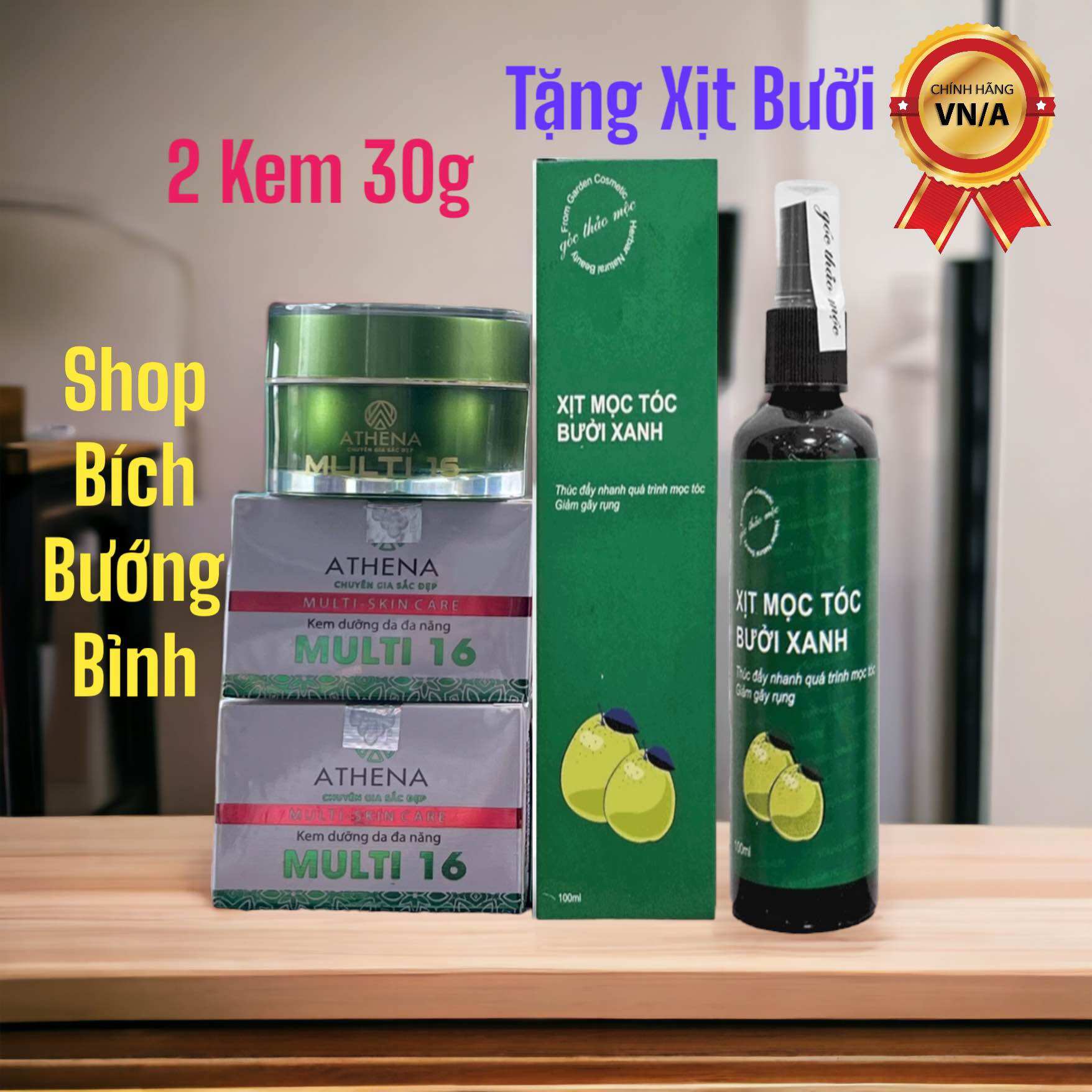 Combo 3 Kem Rạn Da Multi 16 30g tặng xịt bưởi Siêu Tốt