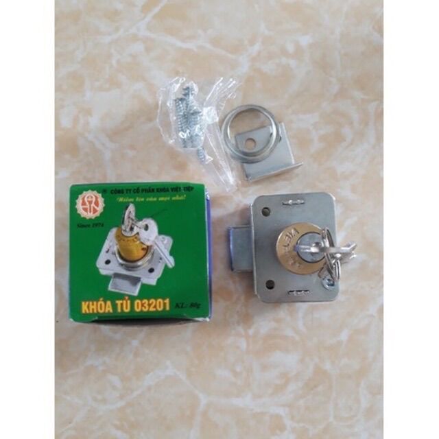 Khoá tủ việt tiệp 03201