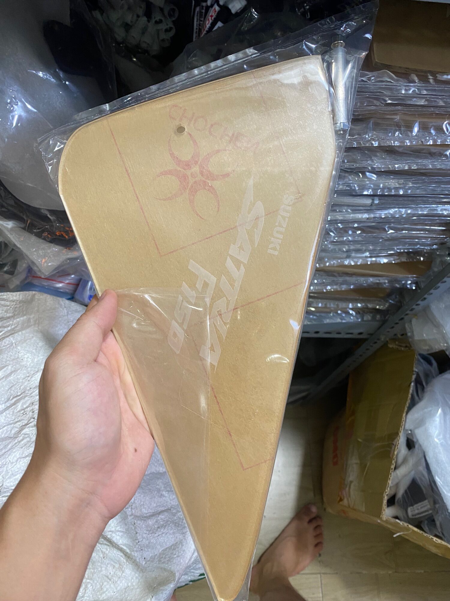 Mica Ốp Sườn Satria Raider fi