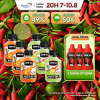 Combo 6 Xốt Muối Ớt Xanh & Đỏ (mix vị)