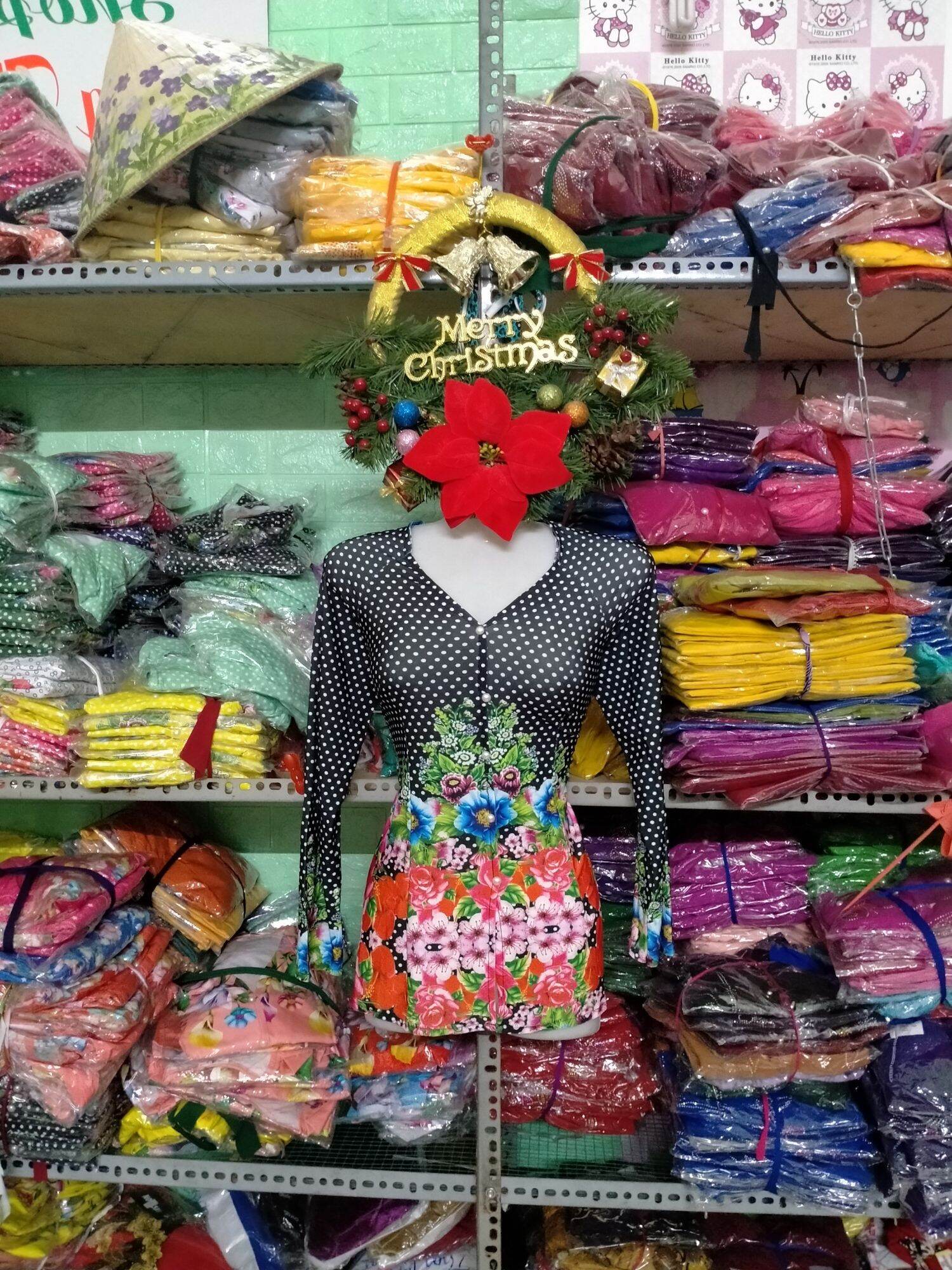 ÁO bà ba in hoa có quần