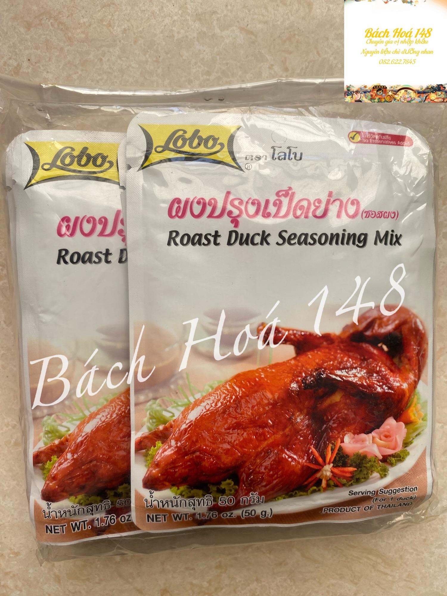LoBo Thái _ 10Gói Sốt Gia Vị Vịt Quay gói 50gram Roast Duck Seasoning Mix, Bồ Câu Chim Cút Quay