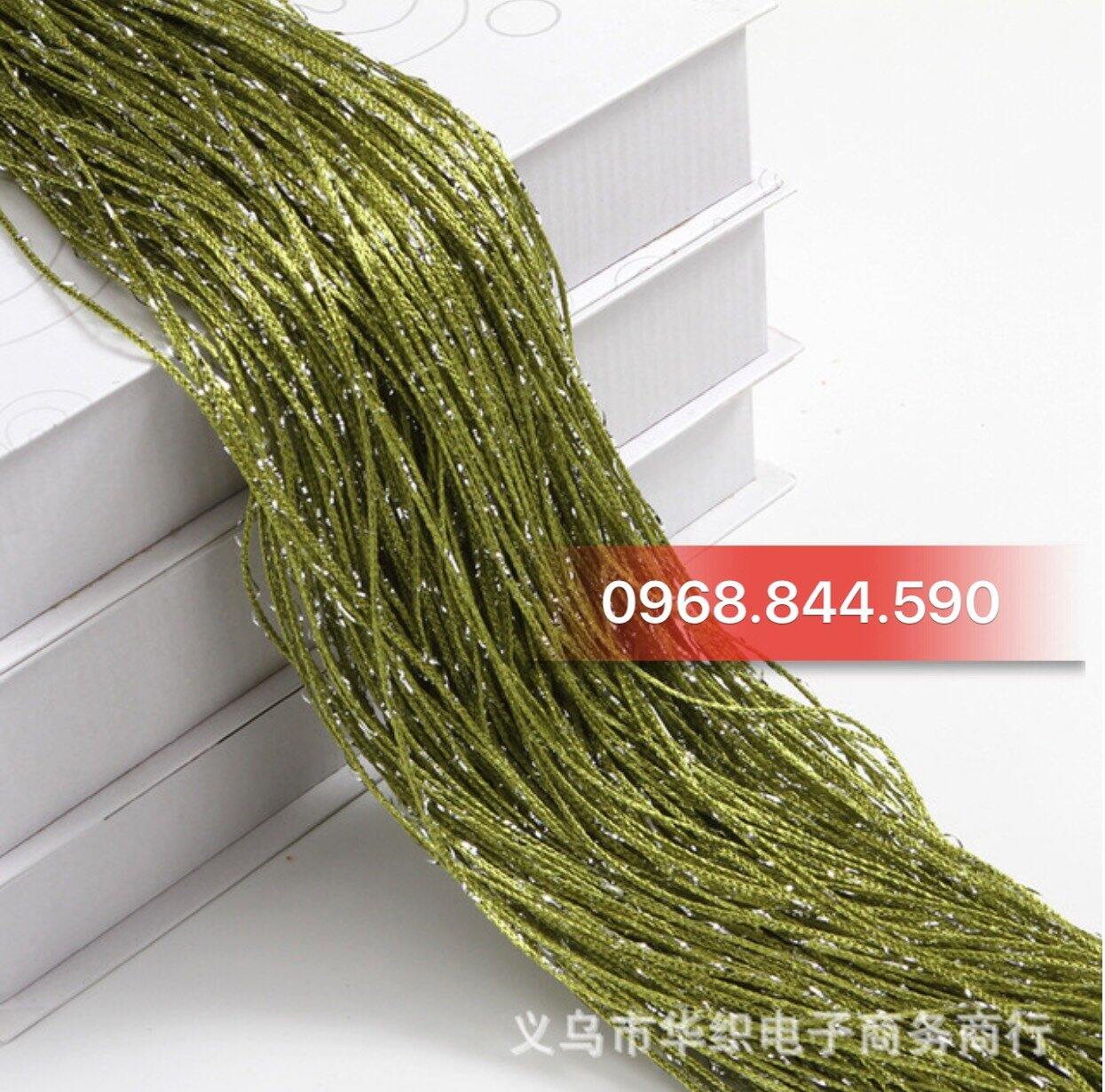 Rèm sợi 3x3m ( sợi dù đan kim tuyến )