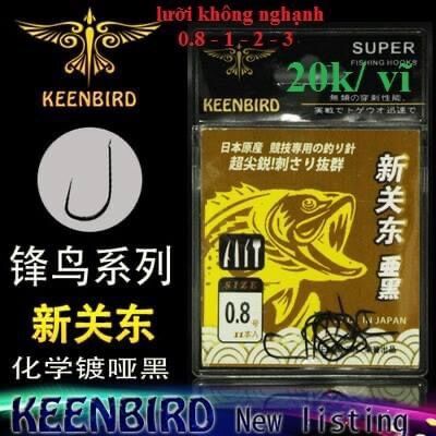 Lưỡi câu cá không ngạnh Nhật KeenBird siêu chắc khỏe