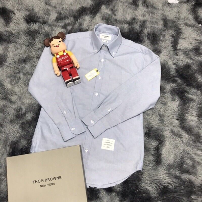 Áo sơ mi thom brown trơn xanh, trắng, sọc
