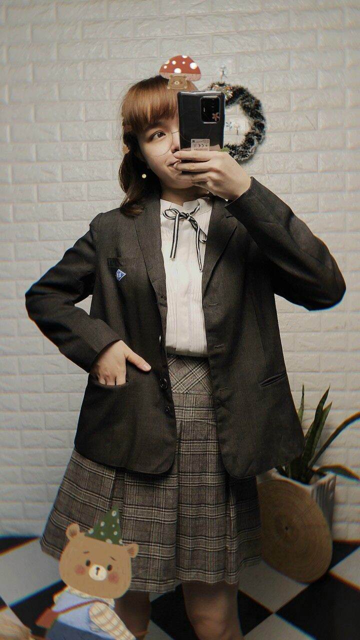 Áo blazer logo học sinh