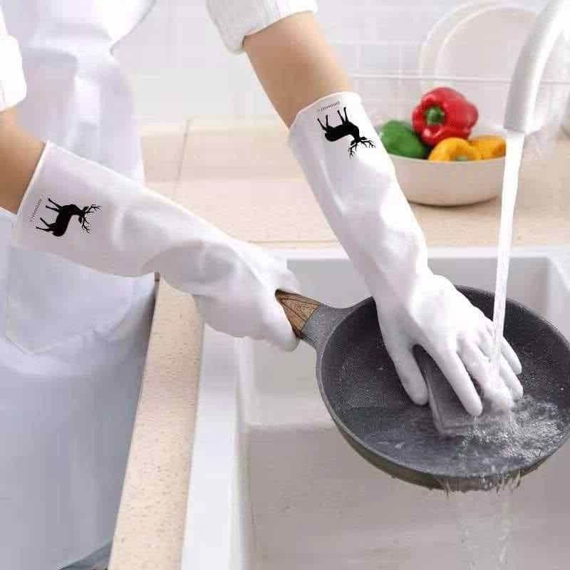 Găng tay rữa chén con hươu siêu dai