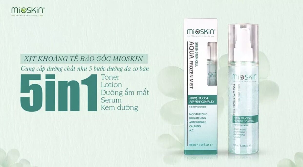 Xịt khoáng căng bóng da Mioskin Hàn Quốc 100ml