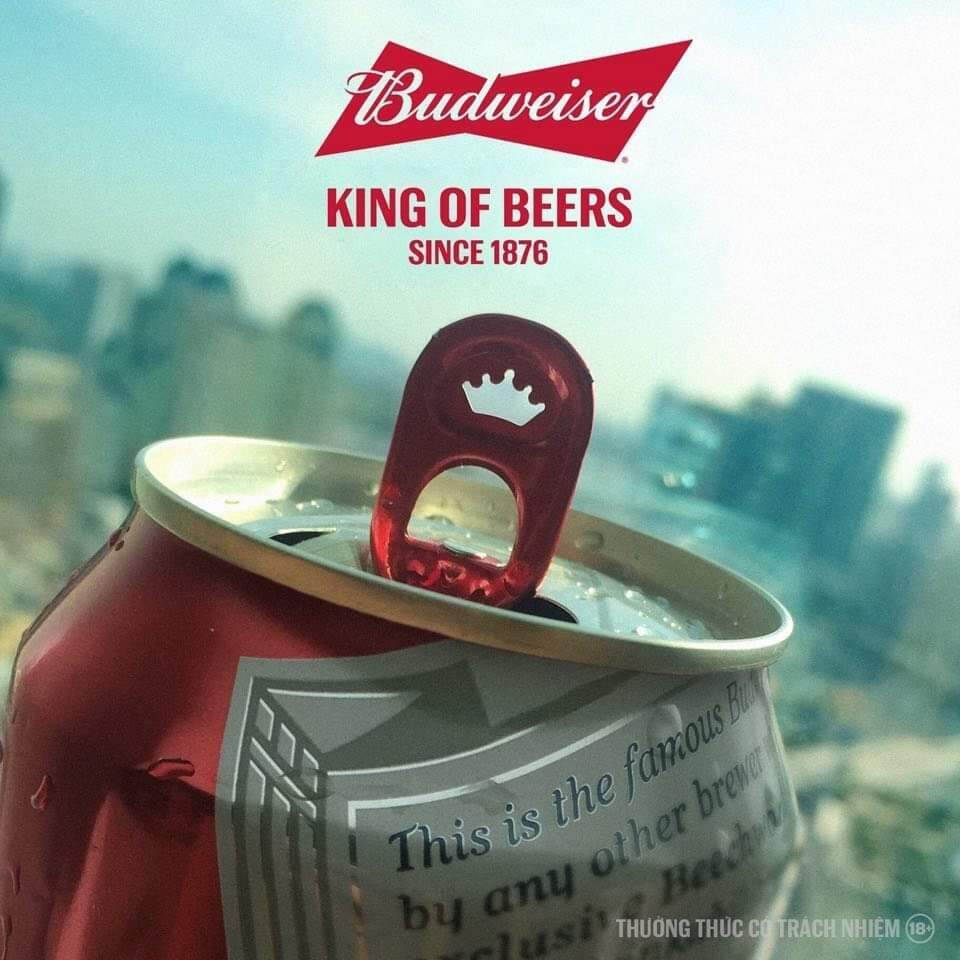 Bia Budweiser  Bia Mỹ ( 1 thùng Bia Budweiser)