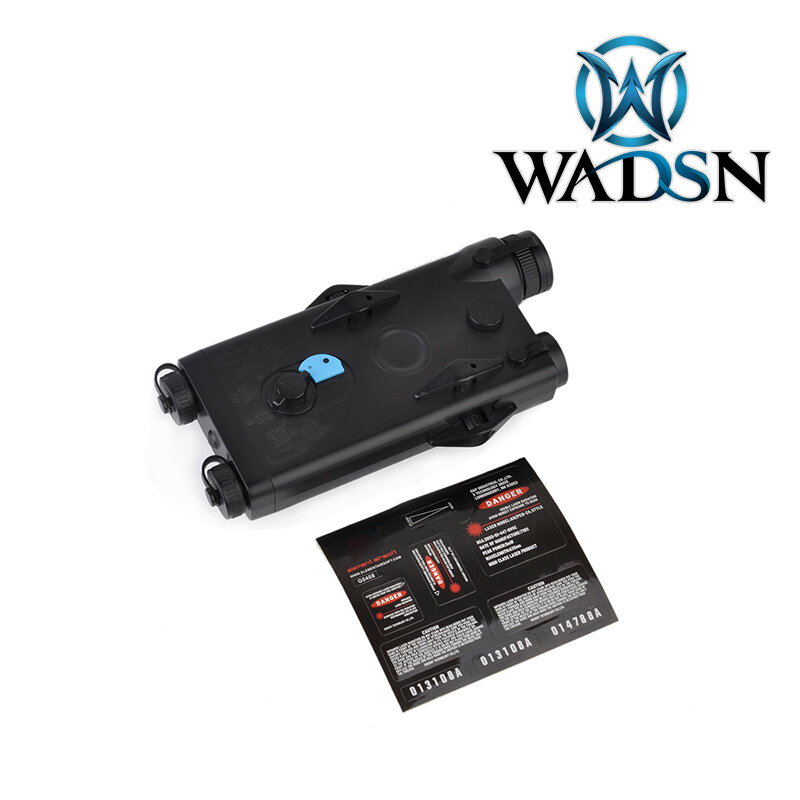 Wadsn PEQ2 Laser Pointer 9 Generation NERF Battery Decorative Equipment Nylon Black Tactical Militar