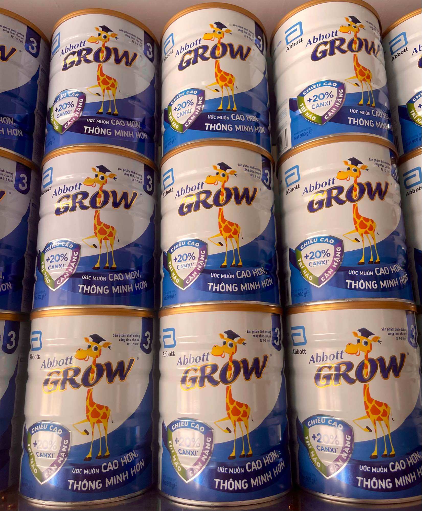 Sữa GROW 3 900g hàng chính hãng