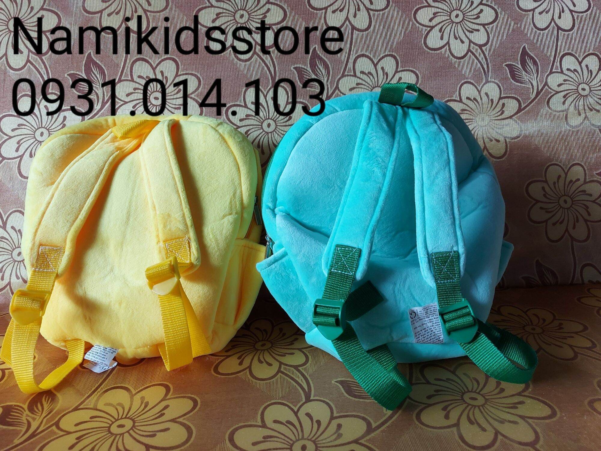 Balo gắn thú bông hàng tặng Huggies (có thể tách rời)