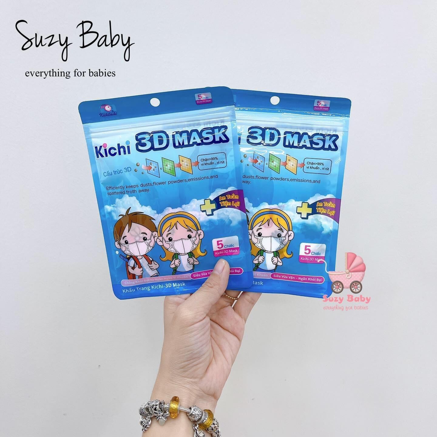 KHẨU TRANG KICHI 3D MASK CHO BÉ
